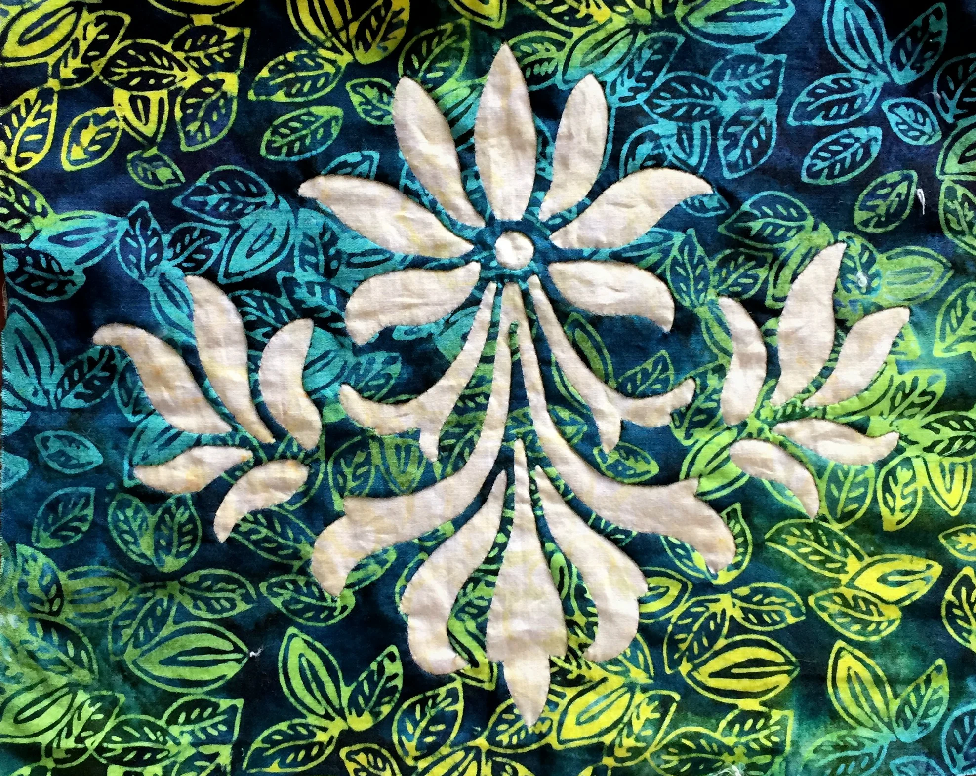Fleur de Lis , 10" x 12" block
