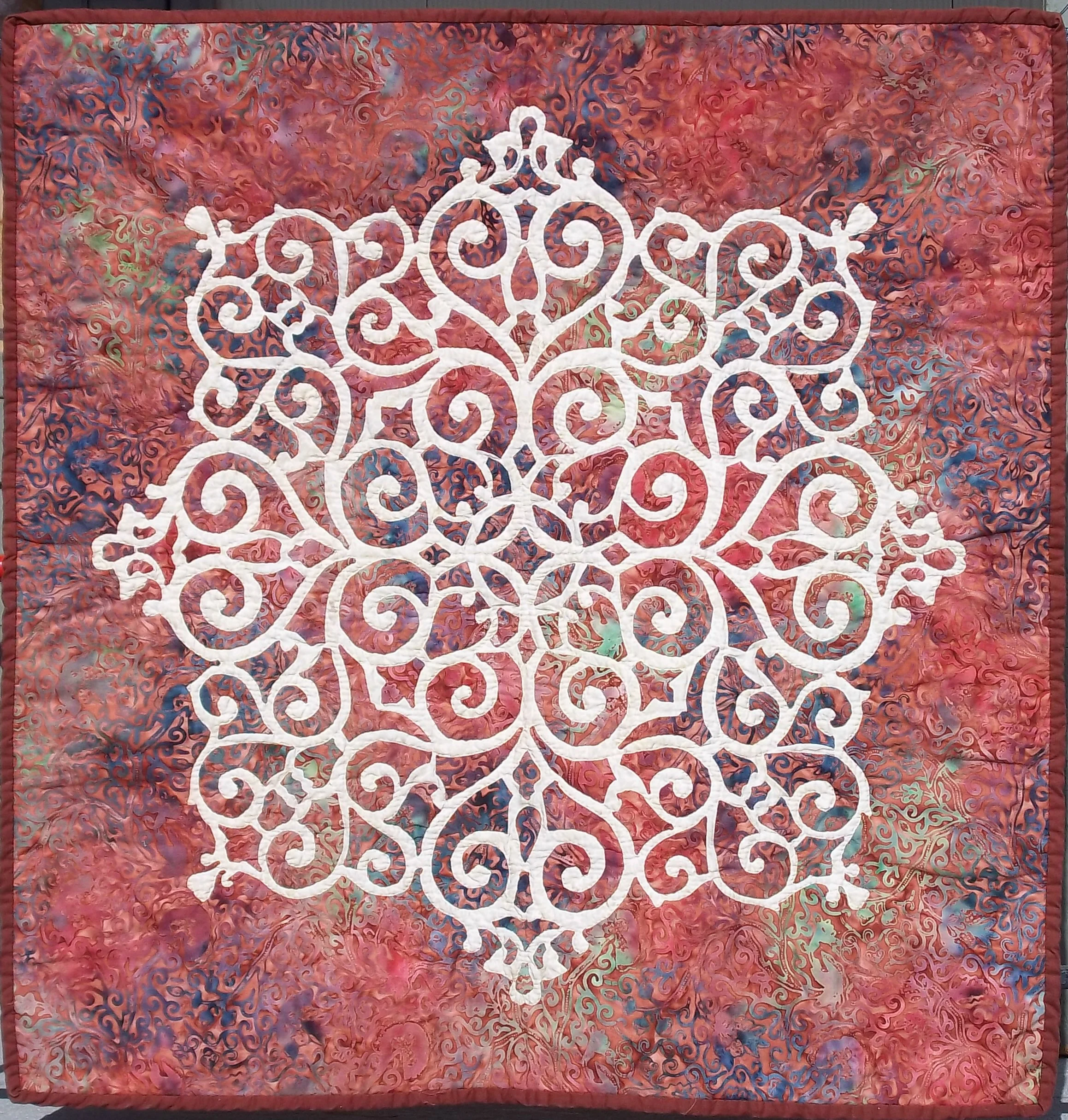 Barbara's Medallion I , 30" x 30". This is where it all began.