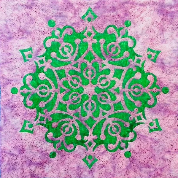 Frozen Wonder, Medallion VIII (30" x 30")