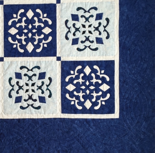 Double Dutch Delft Quilt (56" x 56")