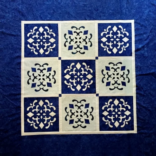 Double Dutch Delft (56" x 56")