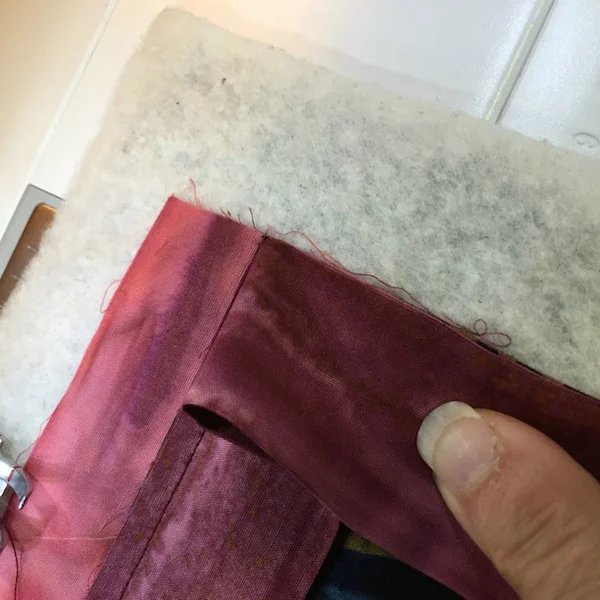 Fold the other side back.