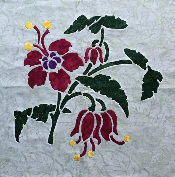 Fuchsia, 8 of 9, Victorian Flower Garden, 16" x 16".