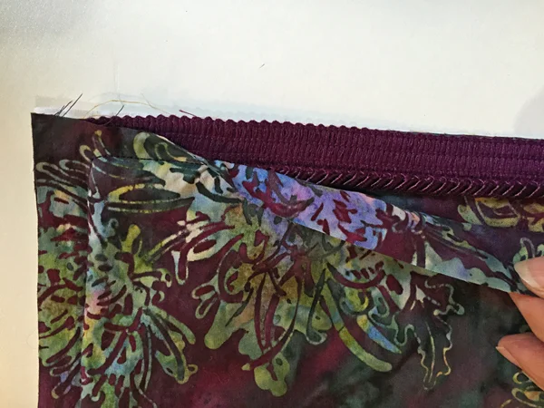 Pic 9b. Stitching but leaving an opening.