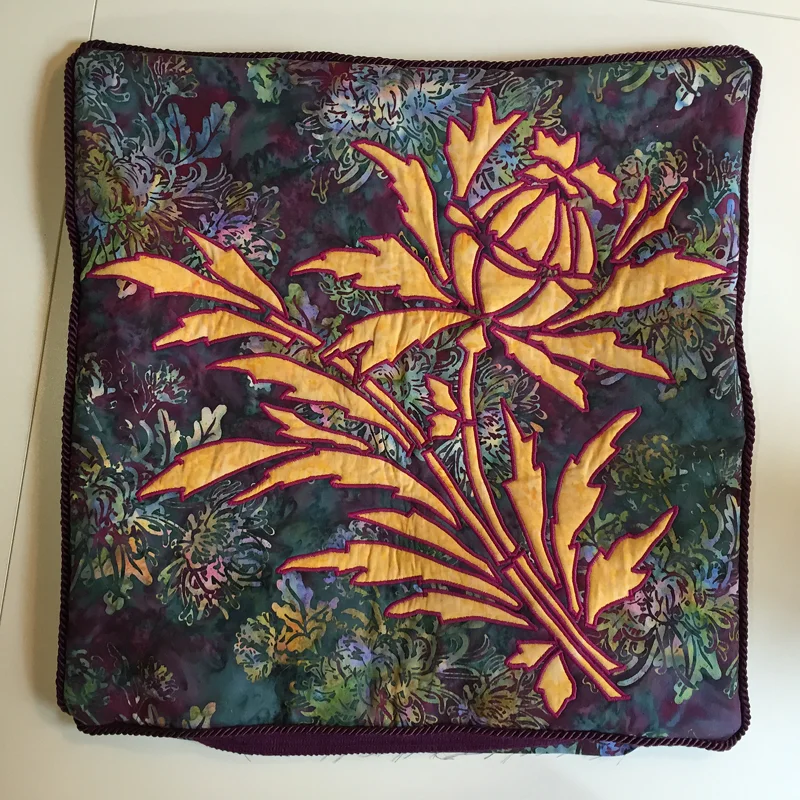 Pic 11a. pillow flipped right side out.