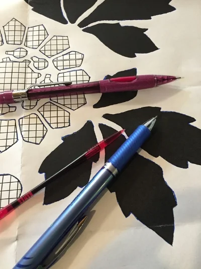 Marking implements for tracing with Chacopy.