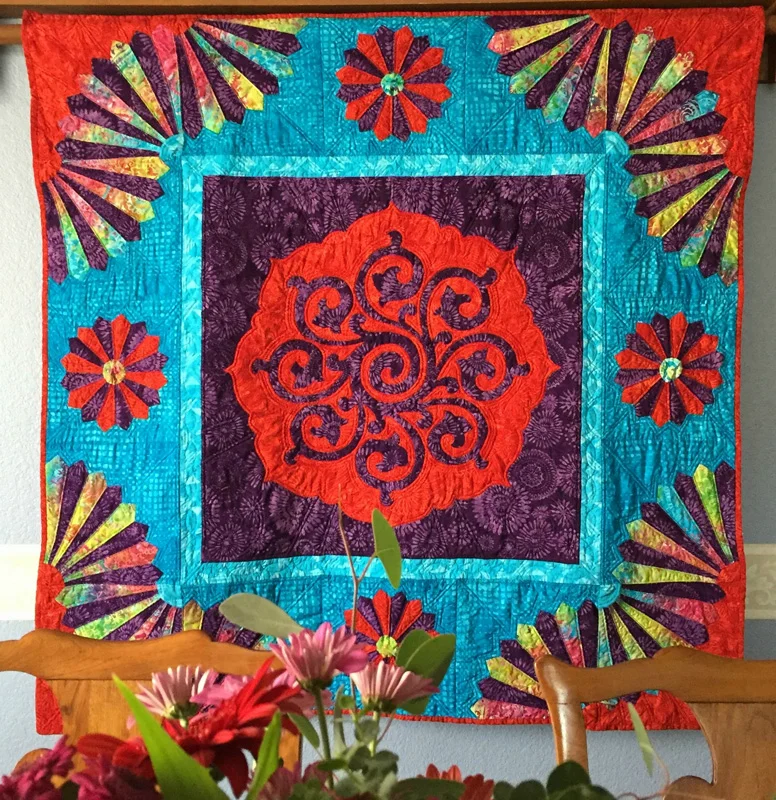 Fan the Flame (50" x 50") hand