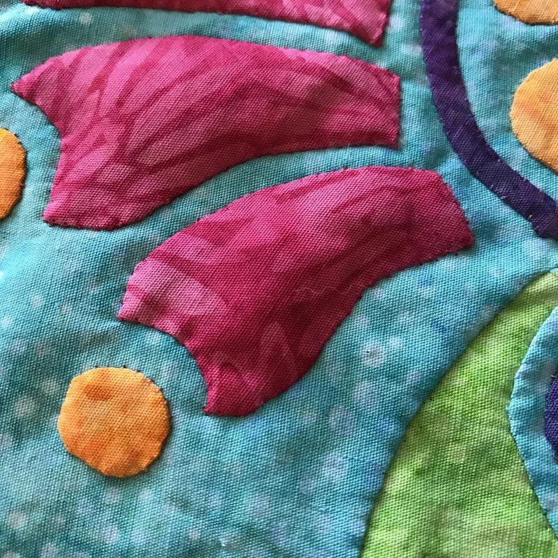 Petals stuffed to puff.