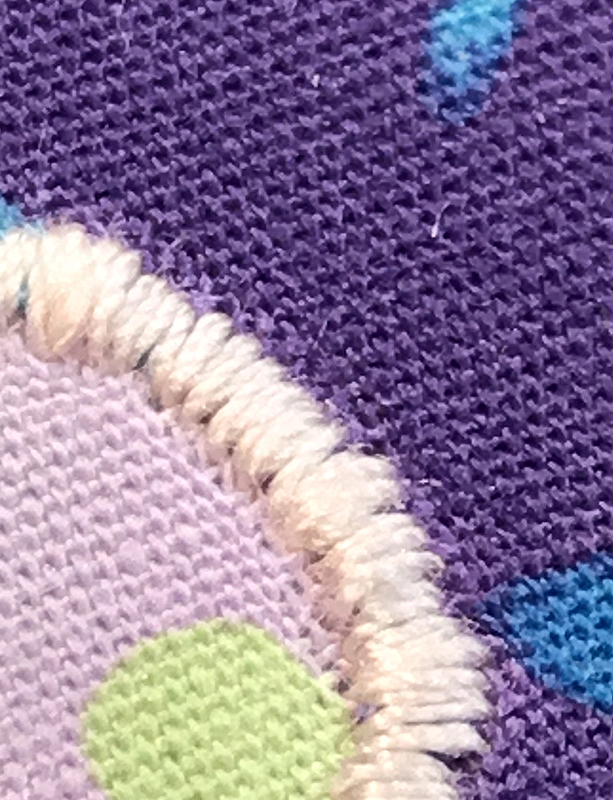 Close-up of a small, tight circle.