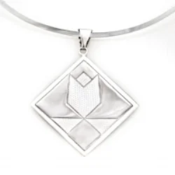 Tulip pendant in Mini/ charm, Medium and Large.