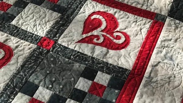 Have a Heart: Beginning Reverse Applique by Machine , from Snowy Hearts table runner. Friday, September 13, 5 - 8 pm, Madison Room