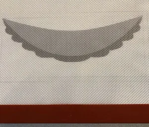 I placed my pattern under my Fusamat.