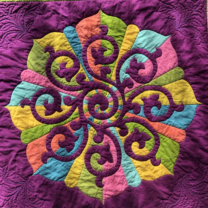 Whirlwind: Piecing the Background Fabric — Eye of the Beholder