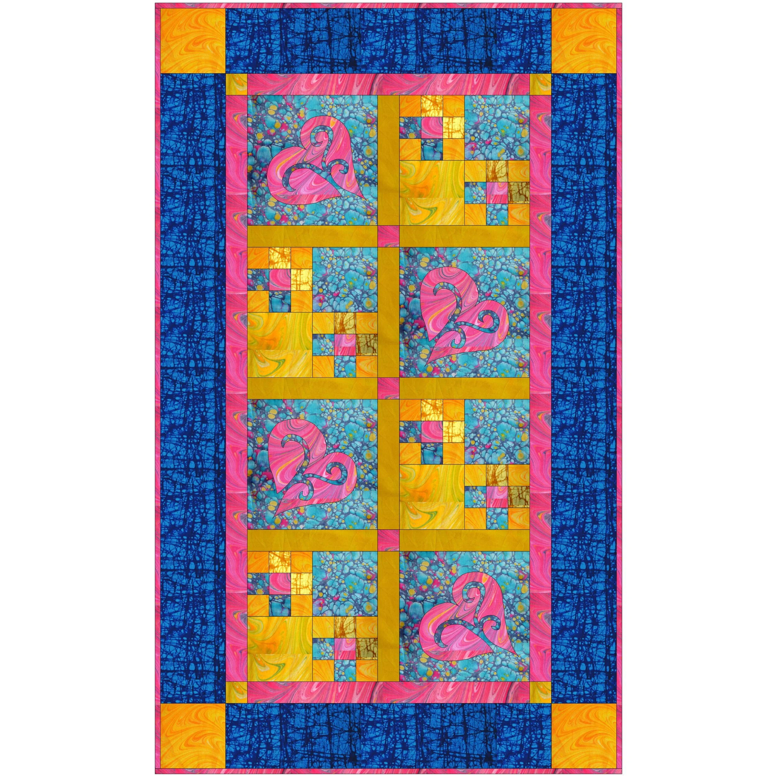 Snowy Hearts_pink hearts.blue sq..JPG