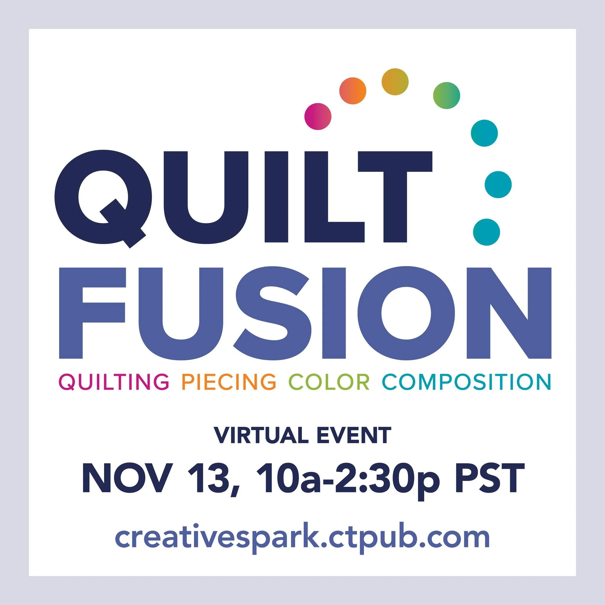 I&rsquo;m so excited to be teaching &quot;Molas with a Modern Twist&quot; at Quilt Fusion 2025: Where Tradition Meets Transformation! This live, one-day virtual event brings together 11 expert instructors (including me!) to help you spark new ideas, 