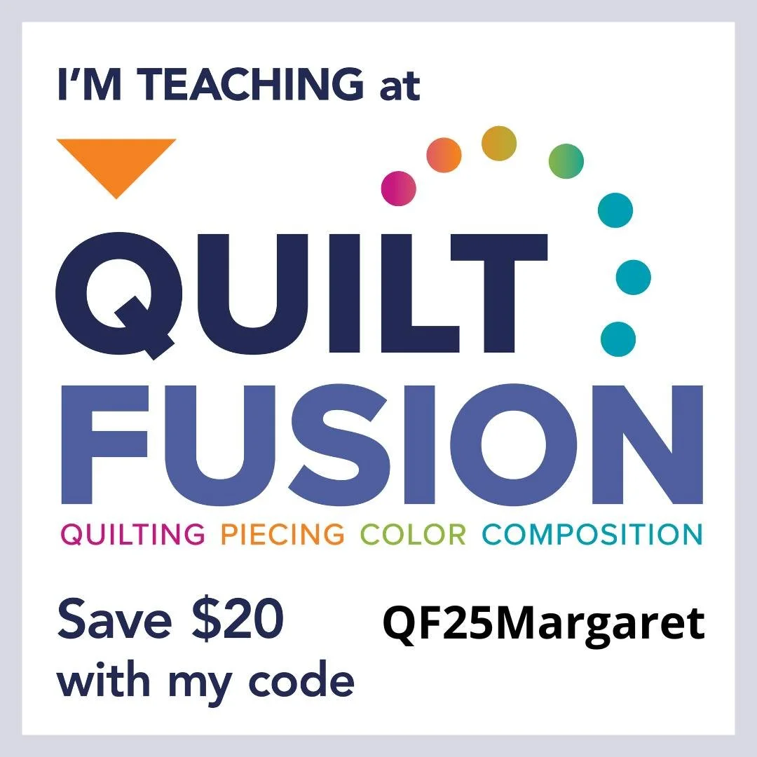 1. ✨ I&rsquo;m teaching at Quilt Fusion 2025! One day, 11 instructors, endless creativity. Join me live online&mdash;registration closes Nov 13! 👉  https://ctpub.com/discount/QF25Margaret?redirect=%2Fproducts%2F3210224&amp;ref=MARGARETWILLINGHAM
❤Gr