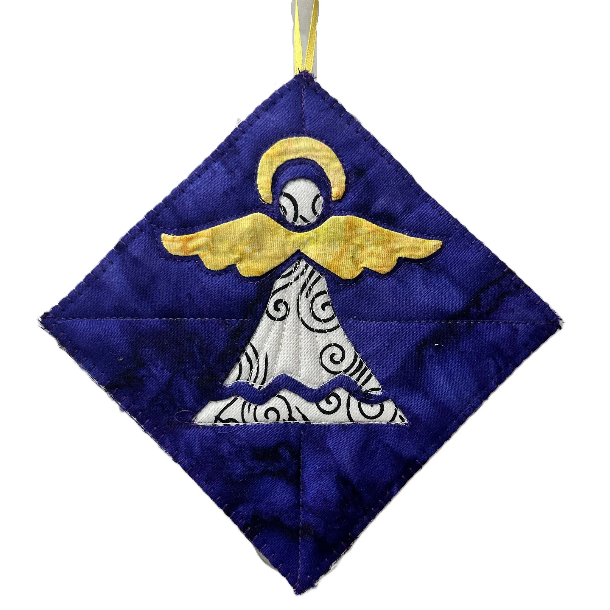 reverseappliqueNEW PATTERN! ANGEL ORNAMENT for hand or machine reverse applique with the option to applique the halo and wings. fABRIC AND PATTERN KITS also available. Get them today on www.eobquiltdesign.com.#reverseappliquepattern #newpattern #quil