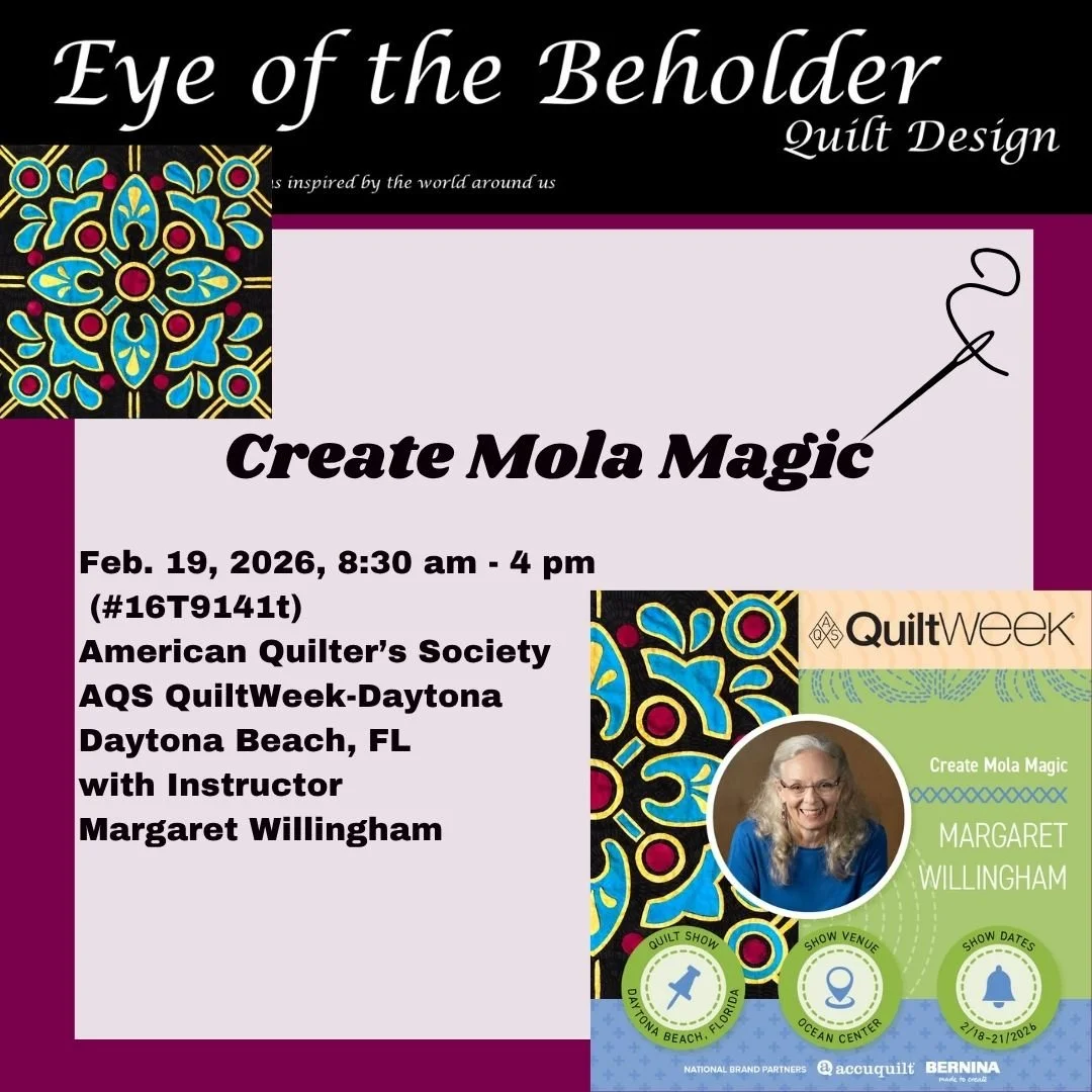 Create Mola Magic (#16T9141t-Stitching with Style)  