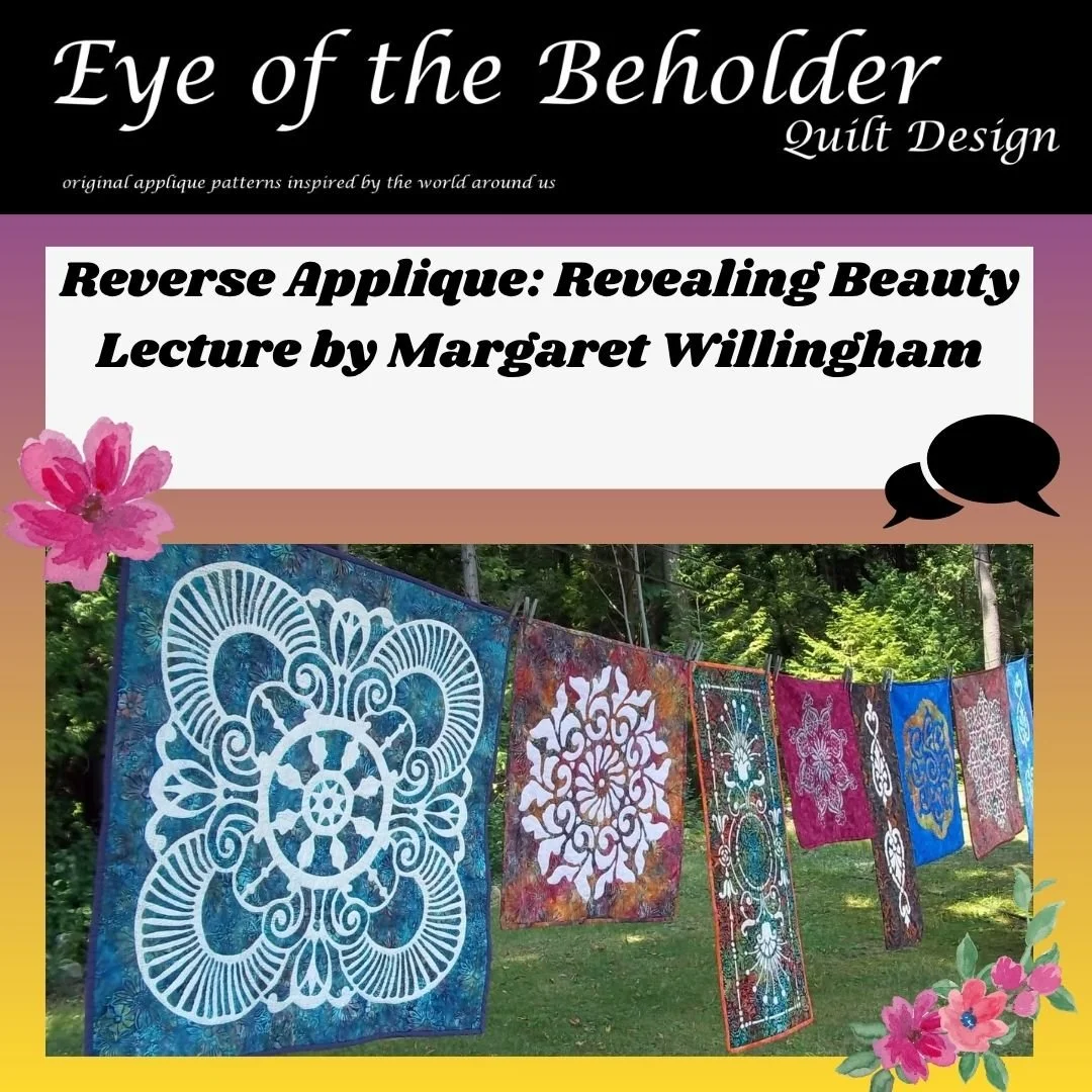 Reverse Appliqué: Revealing Beauty Lecture  @LNCQ