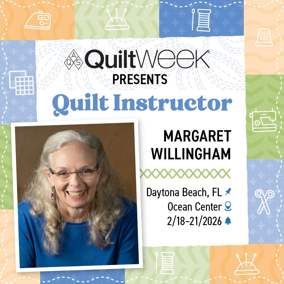 Unlock Your Creative Potential! 🌟 AQS Member Early Registration for AQS QuiltWeek &ndash; Daytona Beach 2026 is Now Open! 🎉 @aqsonline Members: Secure Your Spot Today! 💯 Lock in your top choices for workshops, lectures, and special events before p