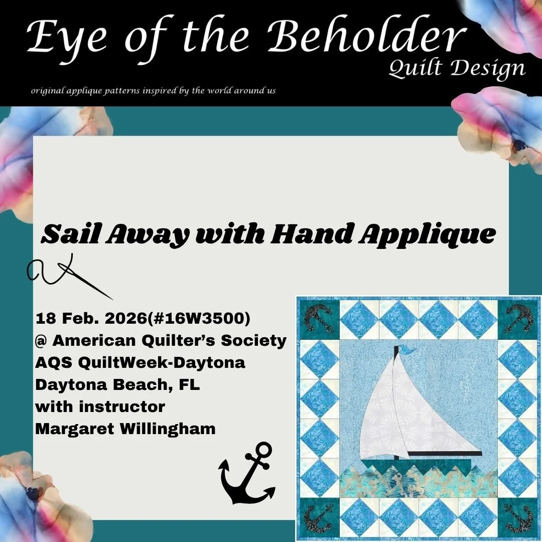 Unlock Your Creative Potential! 🌞️ Quilty Fun &amp; Sun await at AQS QuiltWeek - Daytona Beach 2026! @aqsonline 
🌴️ Join the journey to elevate your skills and ignite your passion for quilting! 💫️ Sign up today to explore exceptional workshops, le