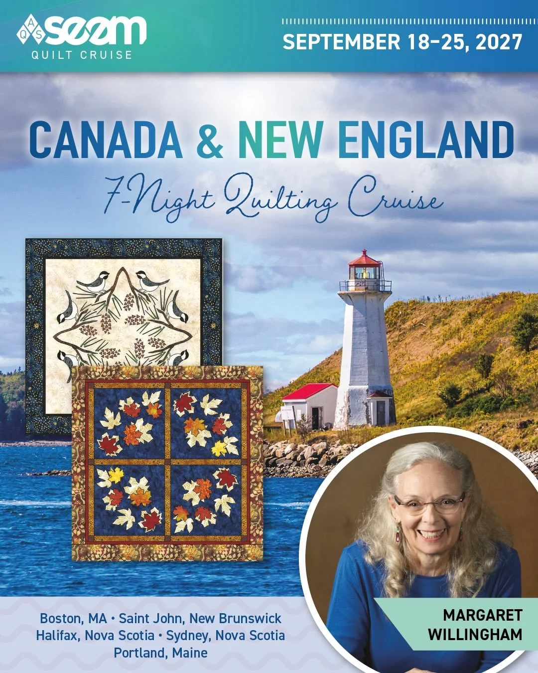 Who&rsquo;s ready to set sail on a fabulous 7 day cruise to CANADA &amp; NEW ENGLAND !🎉 I had so much fun sharing, adventuring and creating on the Hawaii cruise that I am setting sail again September 18-25, 2027!!

Let&rsquo;s make memories together