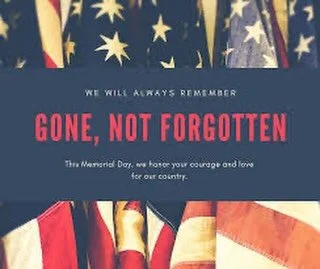 Have a safe and happy Memorial Day!