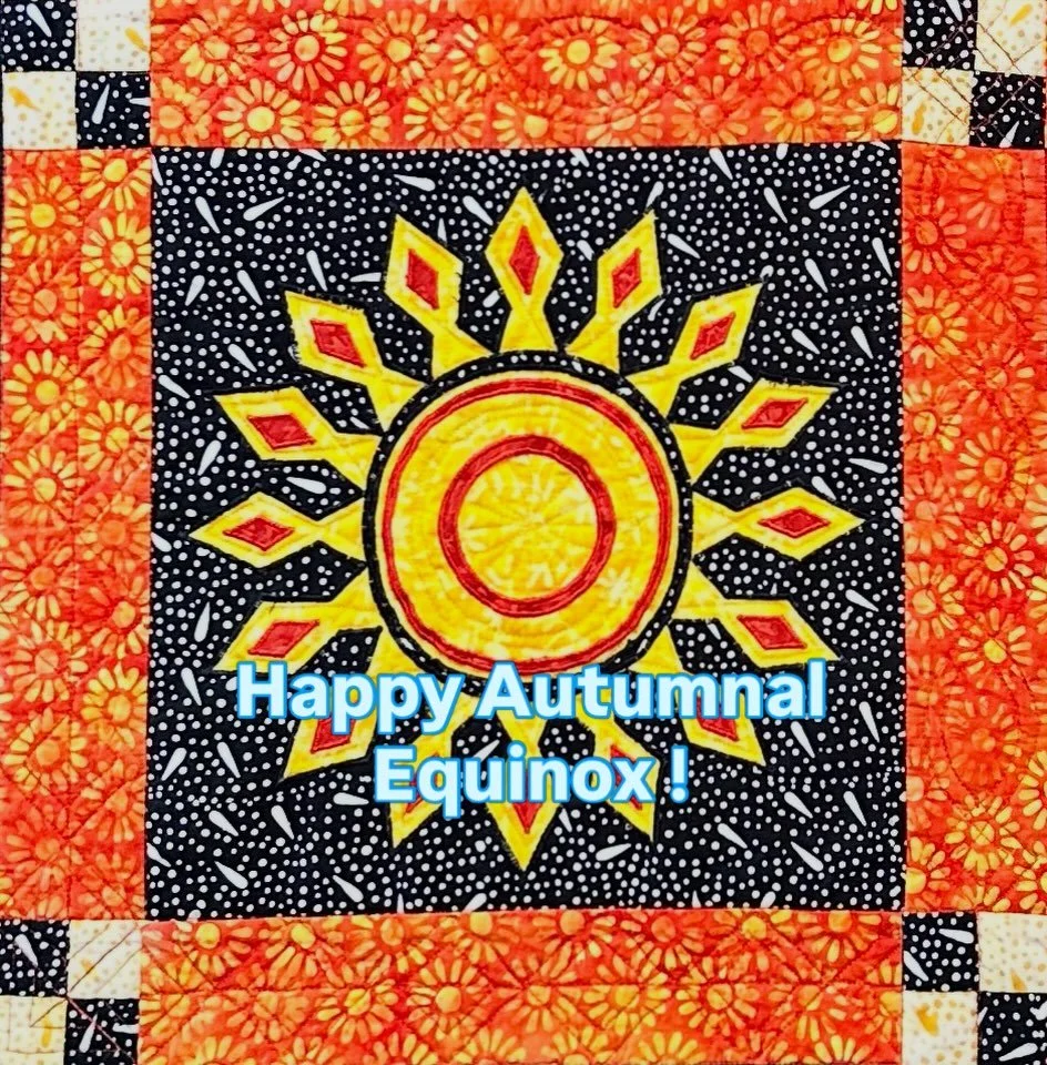 Happy Autumnal Equinox! ❤️ Love the cooler fall weather , snuggling up in cozy sweaters, wrapping up in warm quilts full of love, blazing trees as the leaves turn, the slant of golden sunlight, the last flourish of my garden&rsquo;s flowers, hot home
