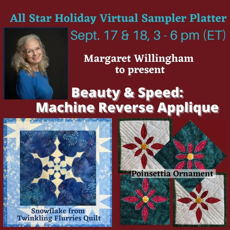 Global Quilt Connection All Star HOLIDAY Virtual Sampler Platter — Eye