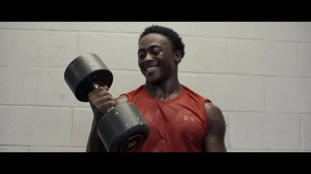 We couldn't just say trophies were useless, so we proved it by turning his trophies into weights.