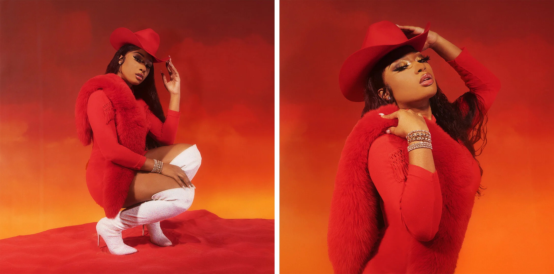 The editorial looks featured pieces owned by Meg mixed with pieces from local Depop sellers.