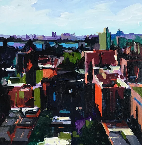 Giclee Print (small) of Original Urban Themes Artwork