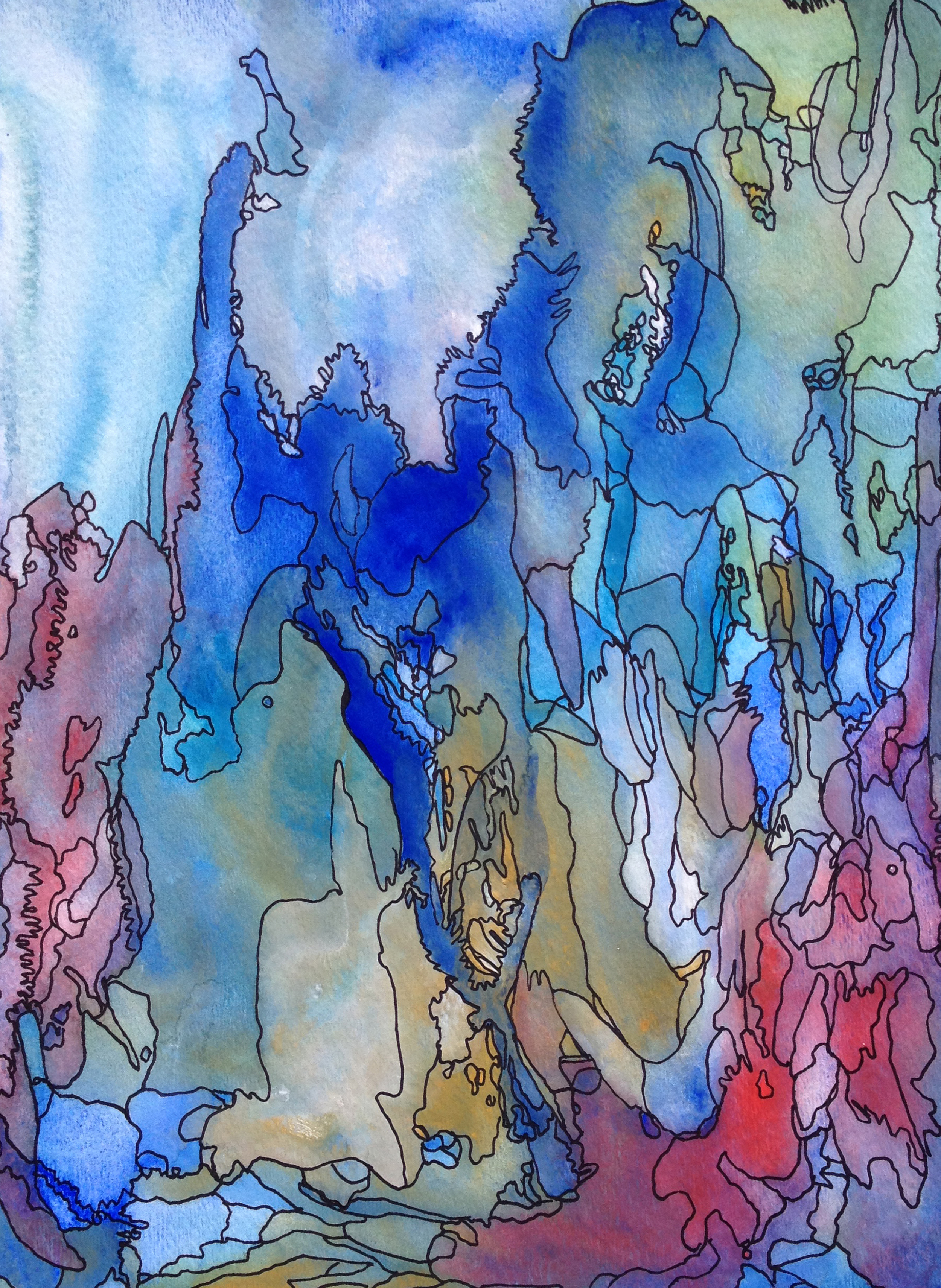 Blue glass