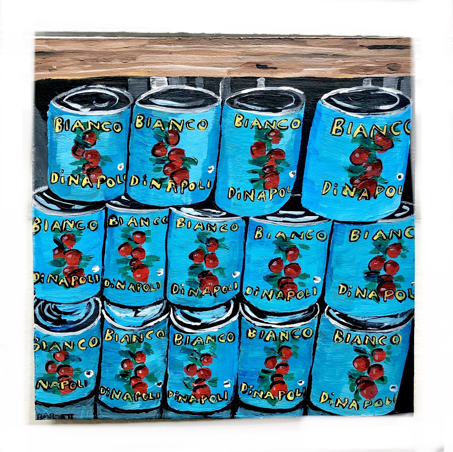 Blue cans