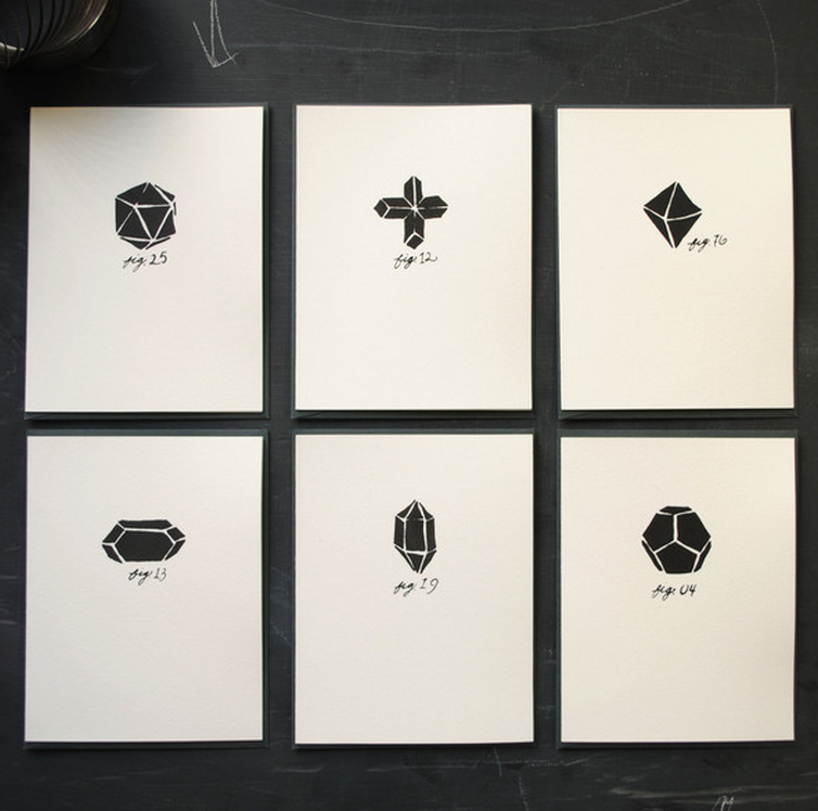   Geo Note Cards &nbsp;by Frances Lab Studio 