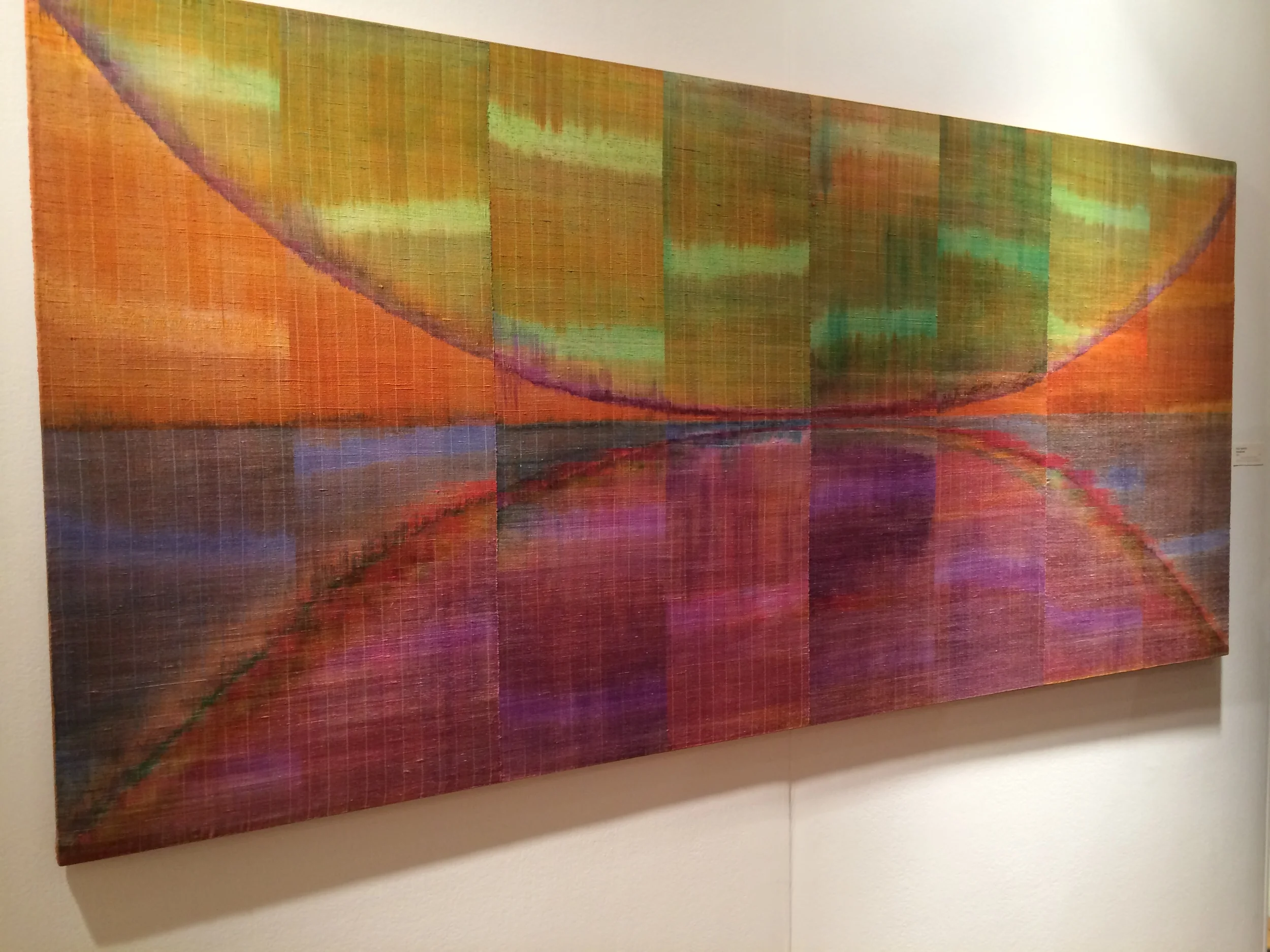 Polly Barton, Persephone, 2008 Woven silk ikat
