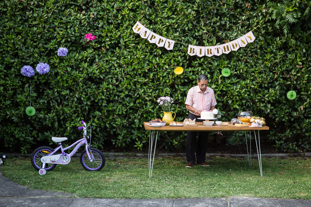 melbourne event photography - birthday party set up