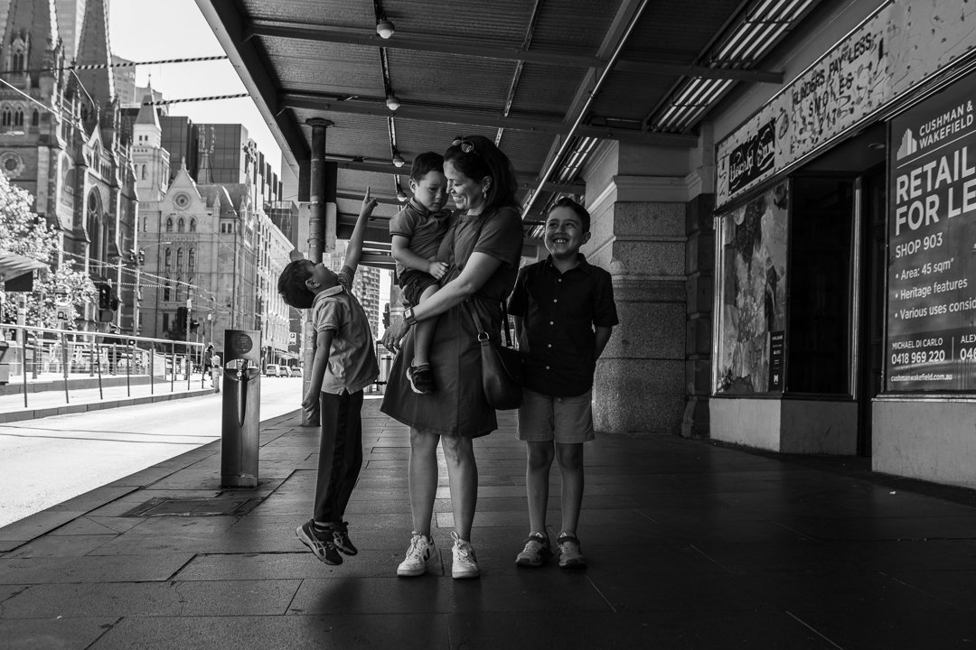 family photography - in melbourne city