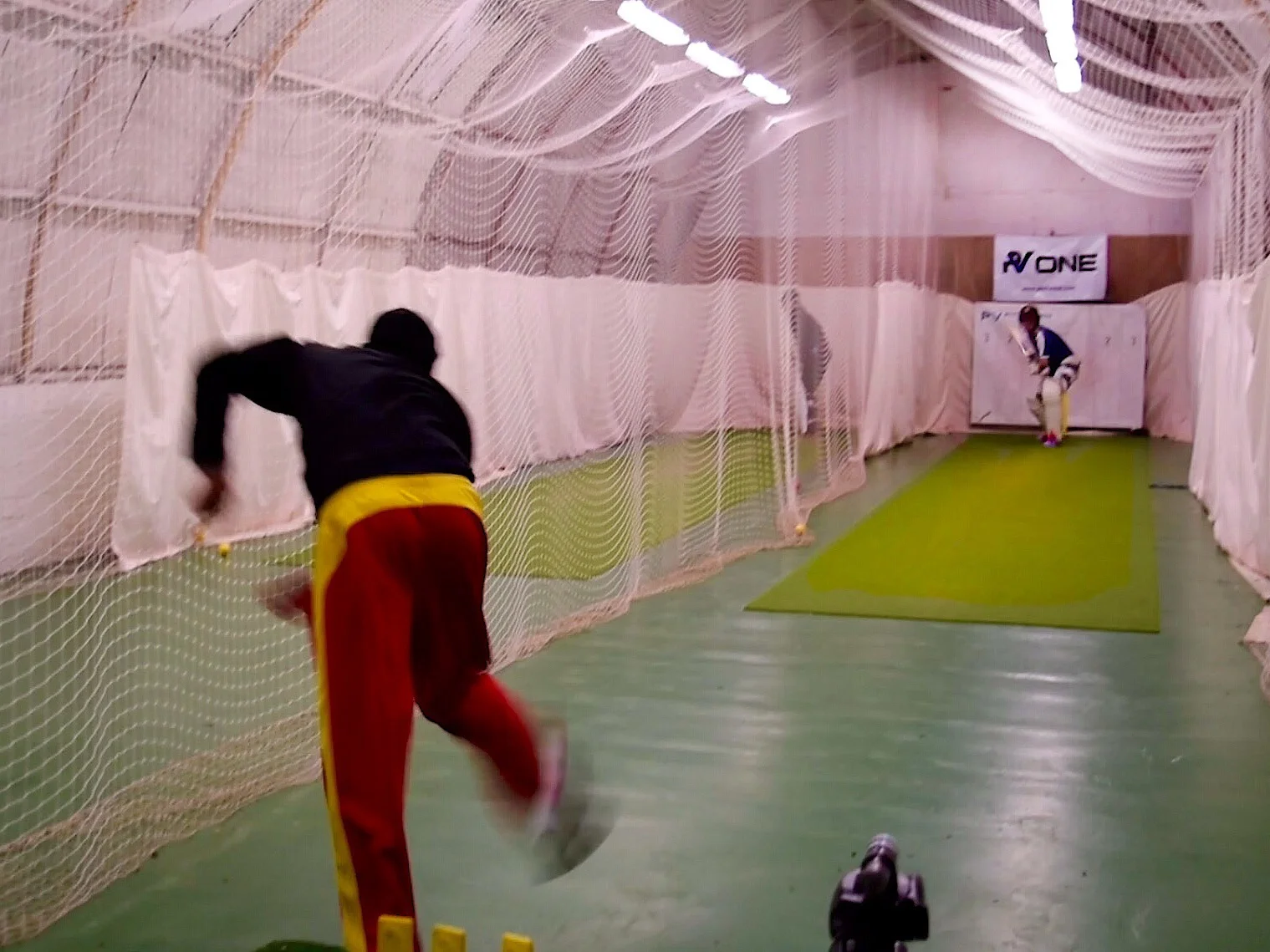 2016 Preseason nets at West of Scotland Cricket Club
