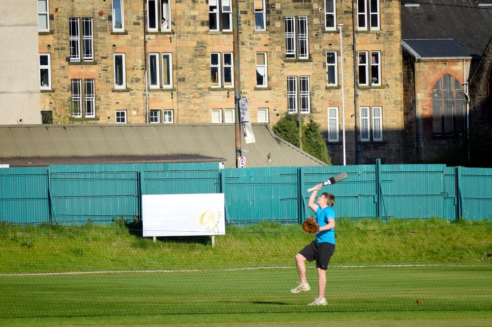 Fielding drills at West of Scotland