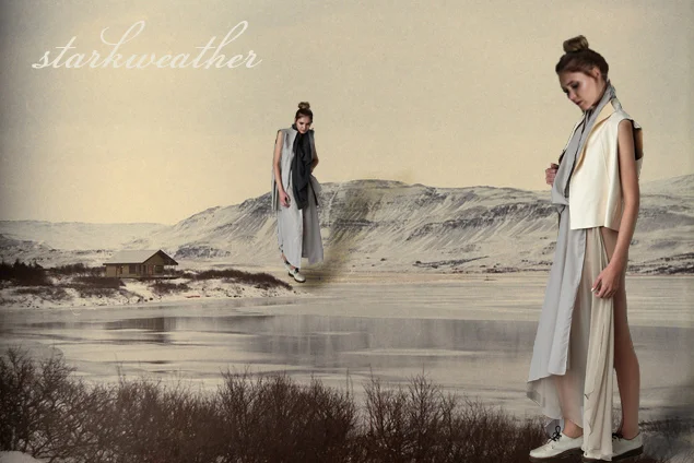 Starkweather collage over Kristina Petrosiute landscape