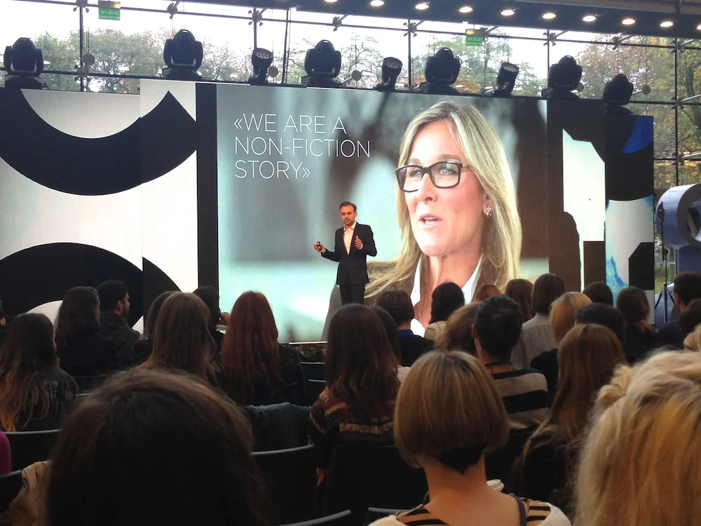Manuel Diaz of Emakina during his keynote Why Fashion Brands Have to Build Experiences Before They Build Brands?