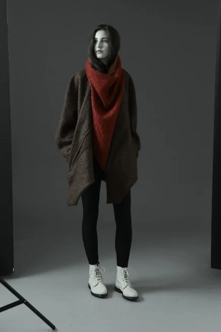 Fall II // Burnt Ochre Bouclé Wool