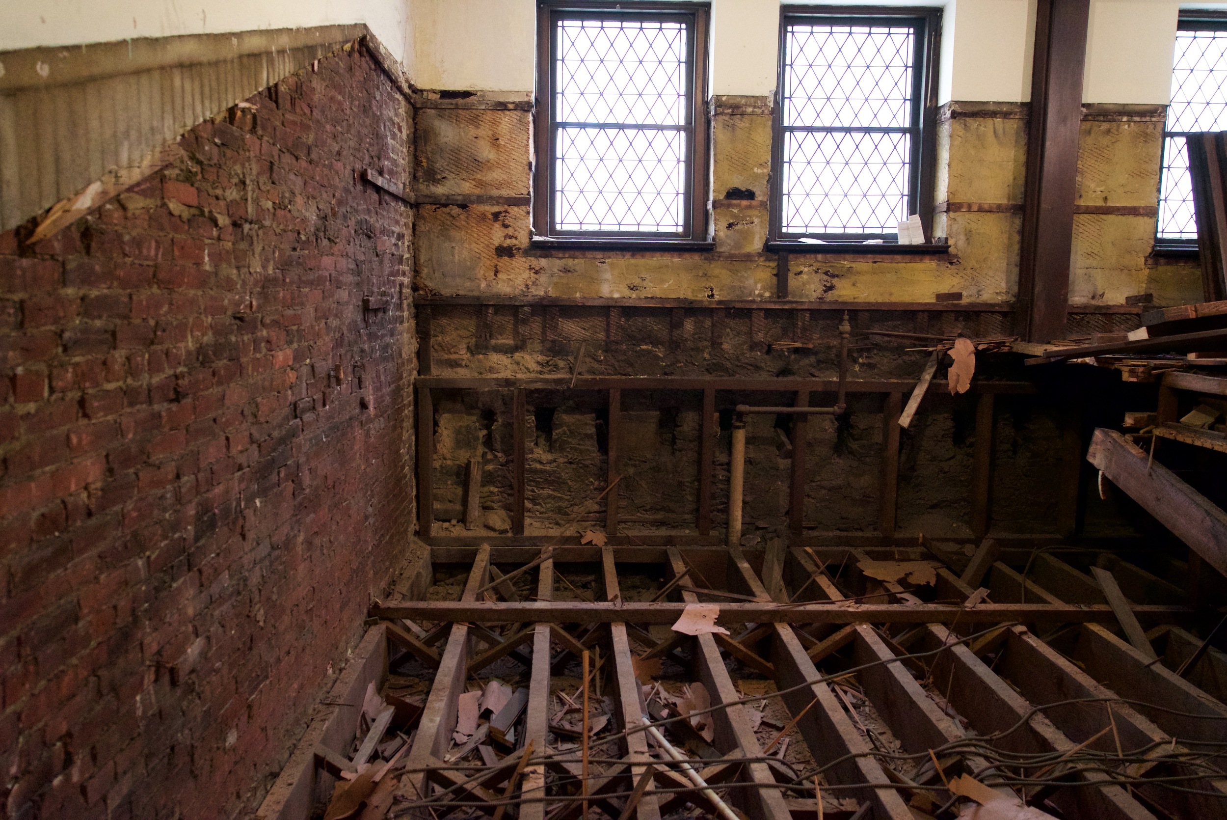 Fellowship Hall Balcony Construction