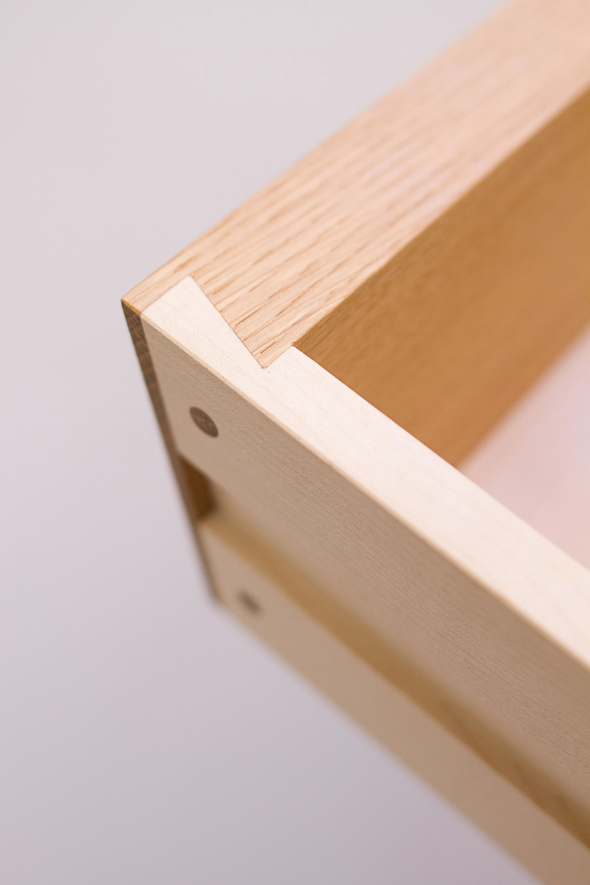 oak draw joint detail top view