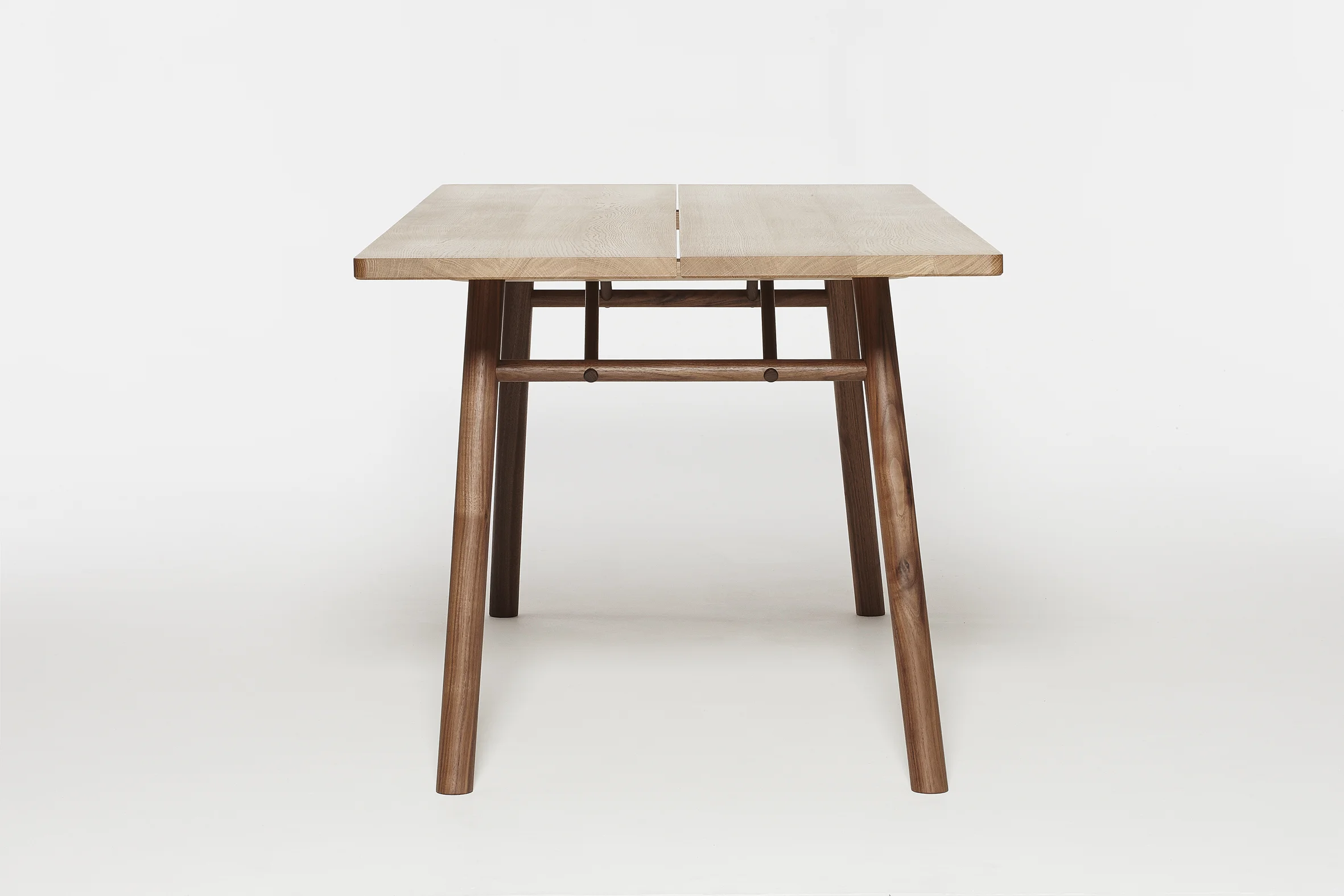 Oak Table short side view