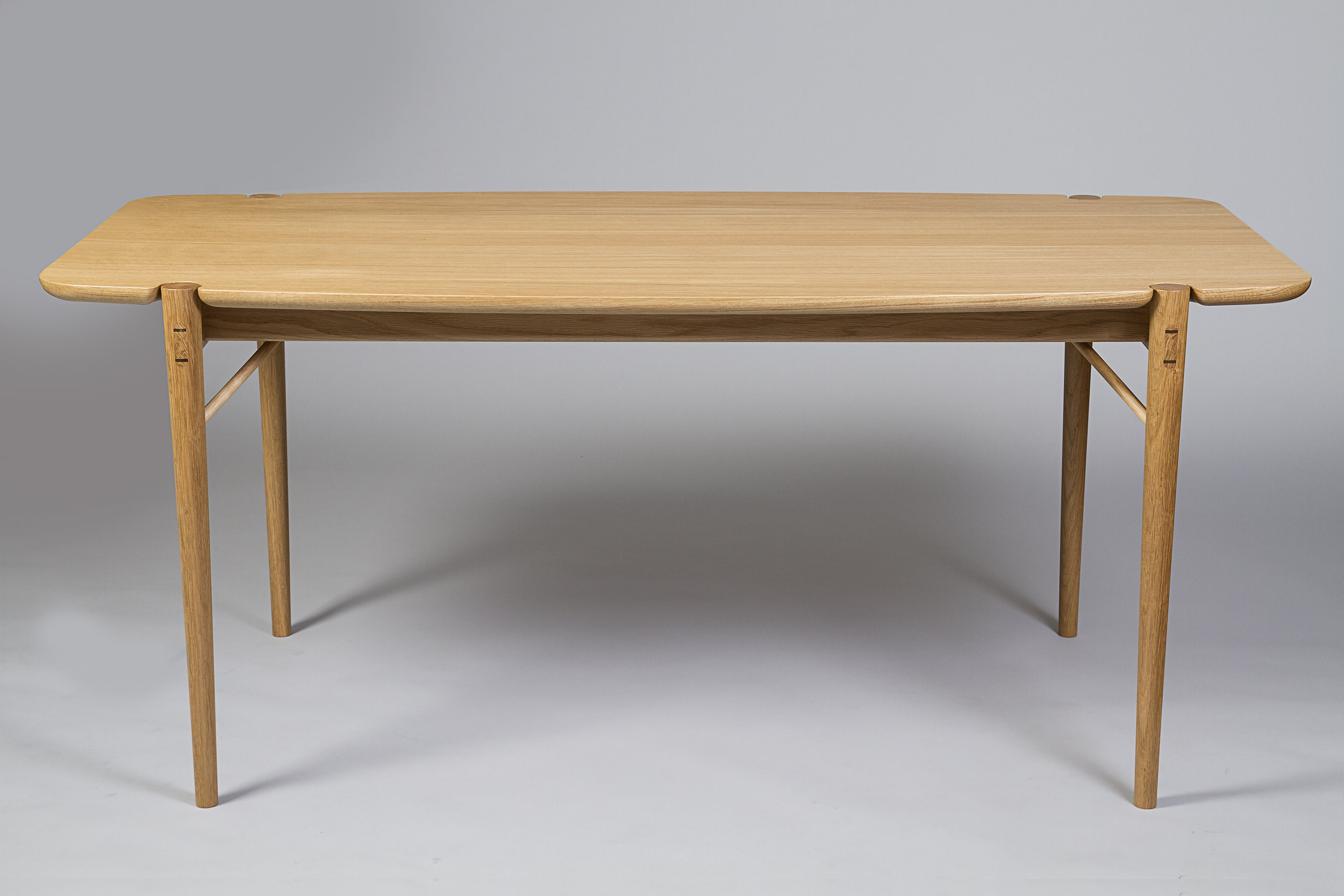 European oak dining table 