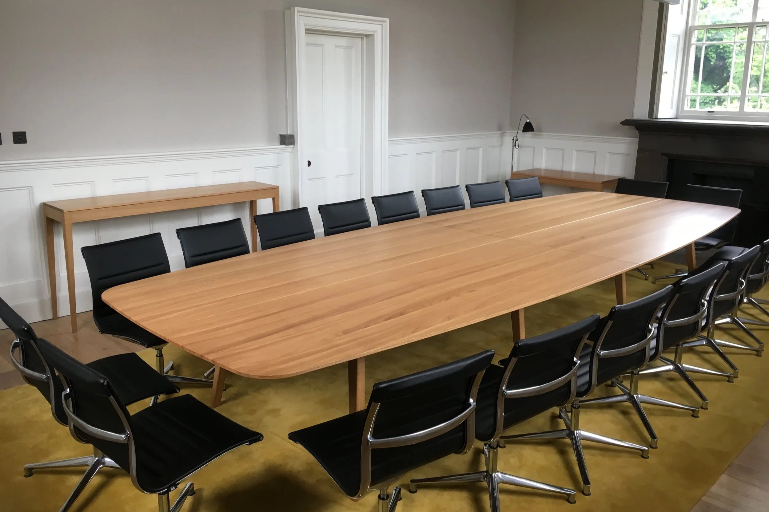 Oak Boardroom table