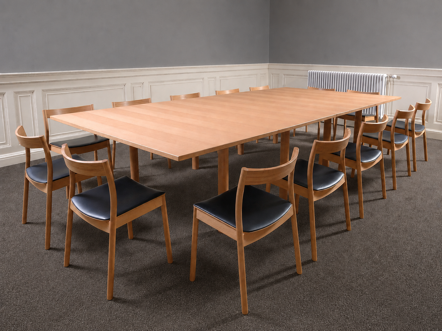 Boardroom table, adaptable, law school