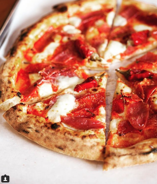 One of DeSanos signature pizzas -- A staff favorite we can't resist. 